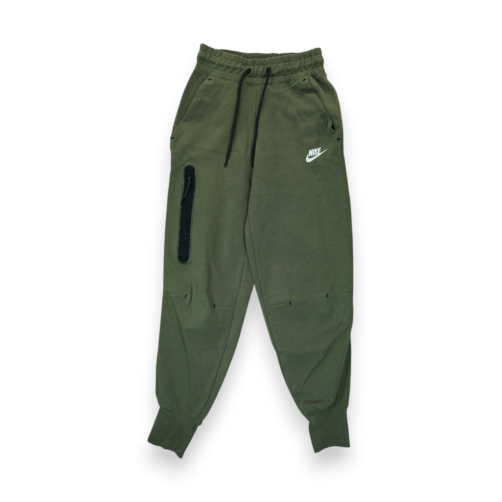 Nike Sportswear Tech Fleece Jogger CW4292-222 Pants Olive Size XXS ~ EUC